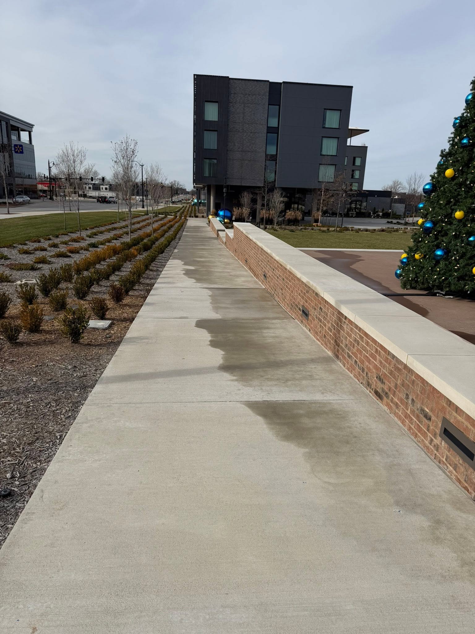 Before power washing