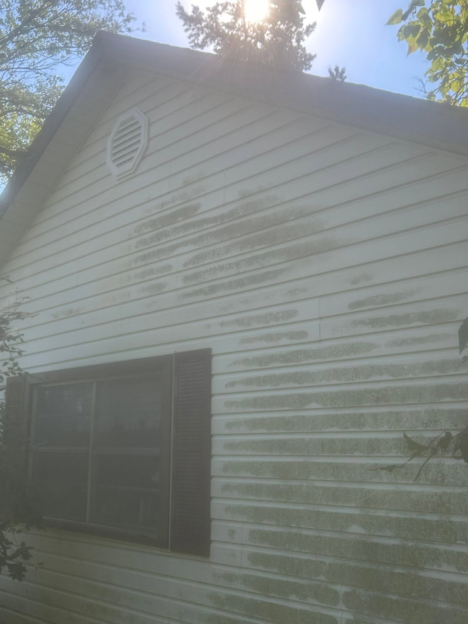 Before power washing